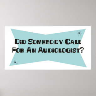 Affiches A fait quelqu'un appel pour un audiologiste