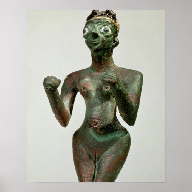 Affiches A Goddess of Mari, Early Dynastic Period, c.25th-2 (Devant)