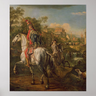 Affiches A Hussar on horseback, 1773