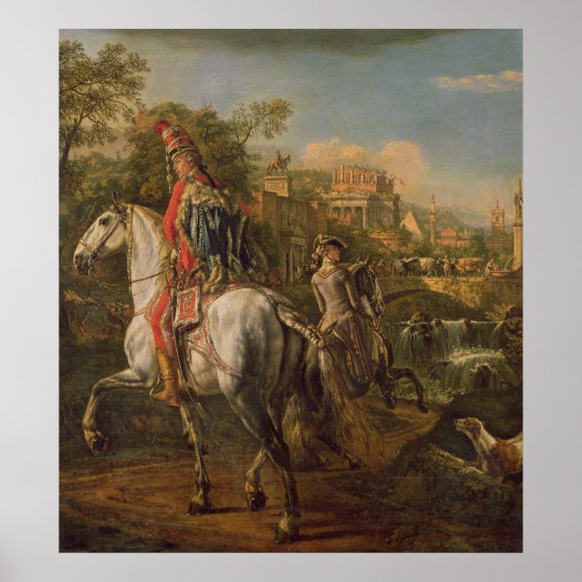 Affiches A Hussar on horseback, 1773 (Devant)