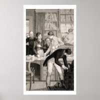 À la Banque, vers 1800 (gravure)