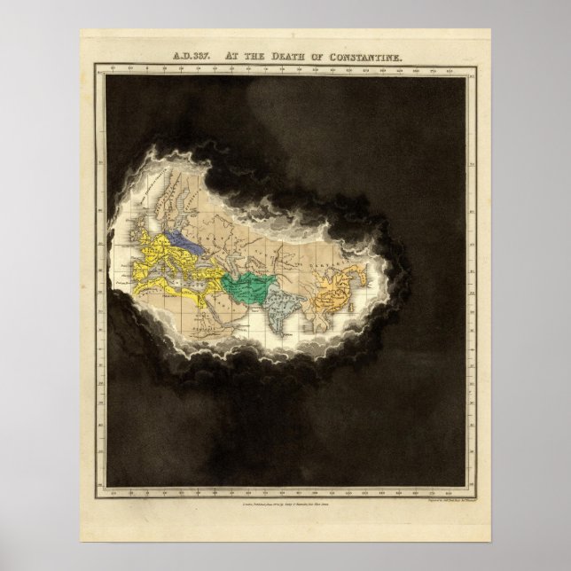 Affiches À la mort de Constantine 337 AD (Devant)