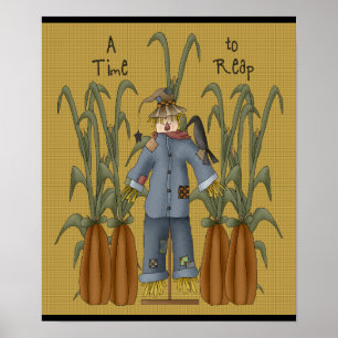 Affiches À l'heure de récolter la copie