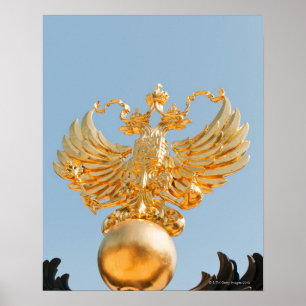 Affiches À l'origine un symbole bizantin, double-dirigé