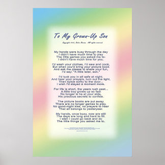 Affiches À mon fils adulte