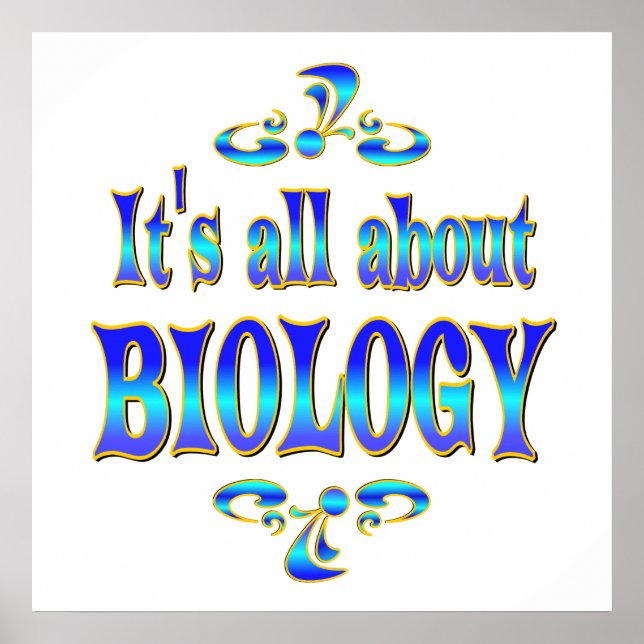 AFFICHES À PROPOS DE LA BIOLOGIE (Devant)