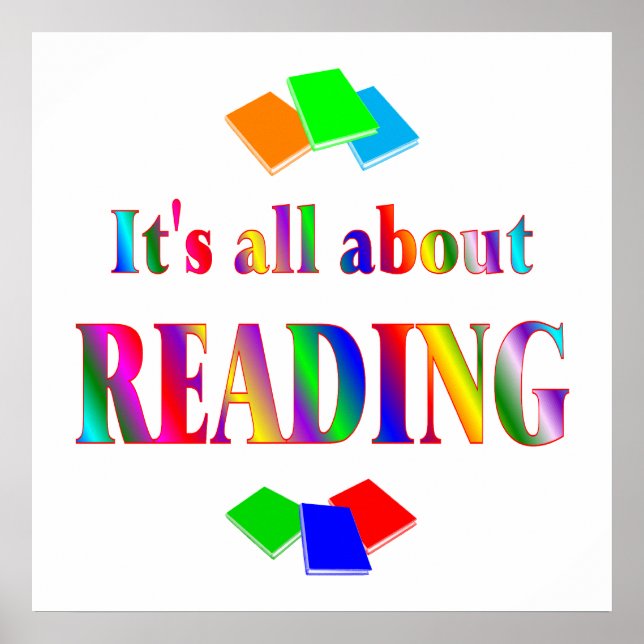 Affiches A propos de la lecture (Devant)