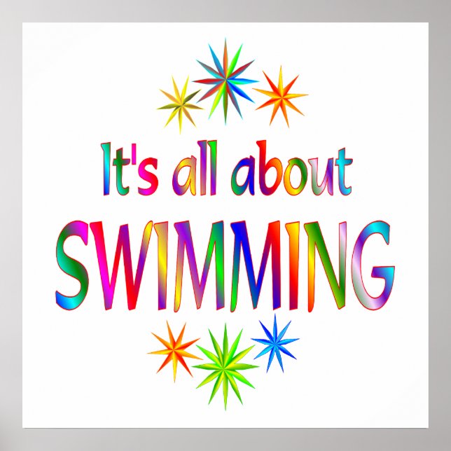 Affiches A propos de la natation (Devant)