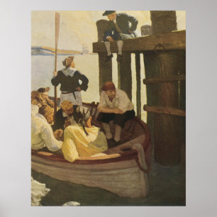 Affiches À Queen's Ferry par NC Wyeth, Vintages pirates