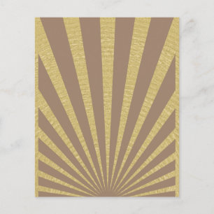 Affiches à rayures Sunburst