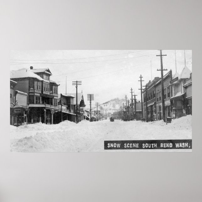 Affiches A Snowy Scene (Devant)