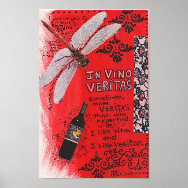 Affiches À Vino Veritas (Devant)