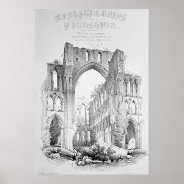 Affiches Abbaye de Rievaulx (Devant)