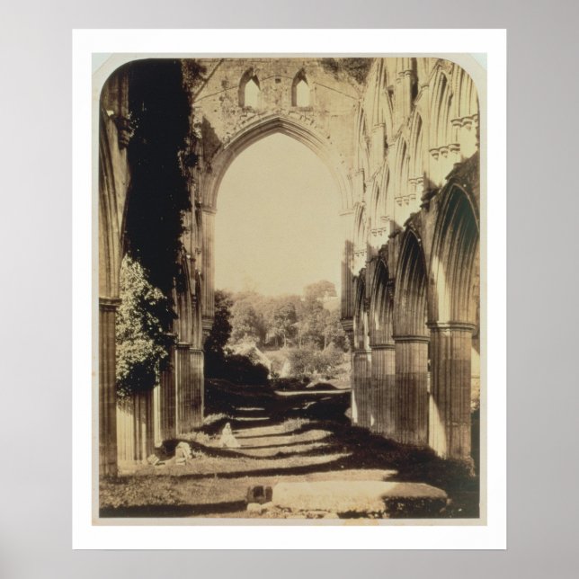 Affiches Abbaye de Rievaulx, Yorkshire du Nord, 1854 (photo (Devant)
