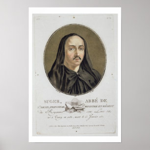 Affiches Abbe de Suger (1082-1151) 'de mamie de DES de