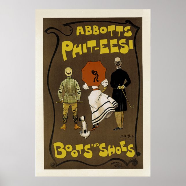 Affiches Abbotts Phit-Eesi ~ Boots and Shoes (Devant)