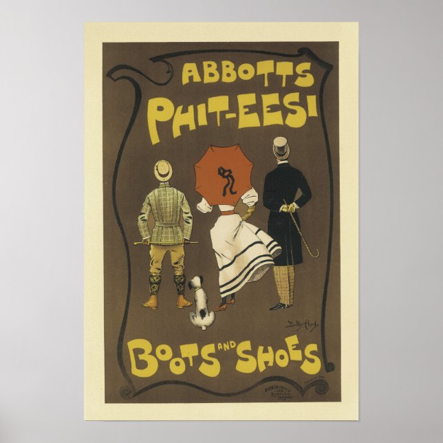Affiches Abbotts Phit-eesi Bottes et chaussures (Devant)