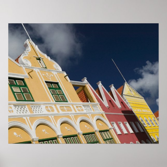 Affiches ABC Islands, CURACAO, Willemstad: Punda (Devant)