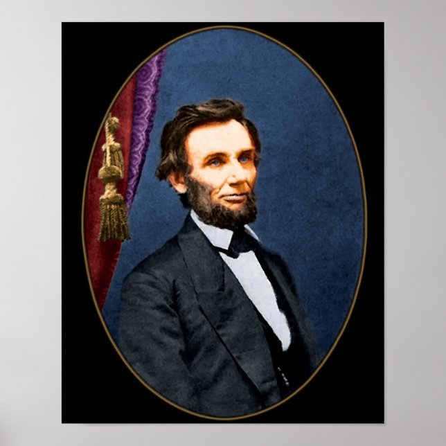 Affiches Abe Lincoln Portrate (Devant)