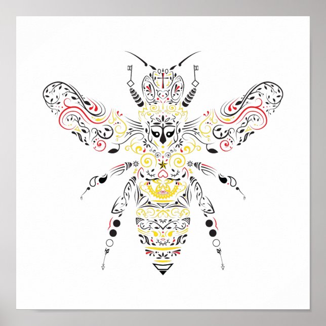 Affiches abeille (Devant)