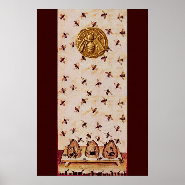 AFFICHES ABEILLE, APICULTURE, APICULTEUR (Devant)