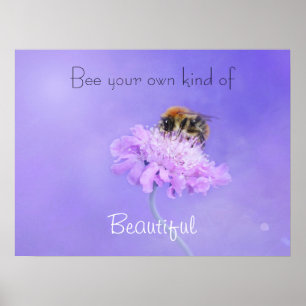 Affiches Abeille ton propre genre de belle inspiration