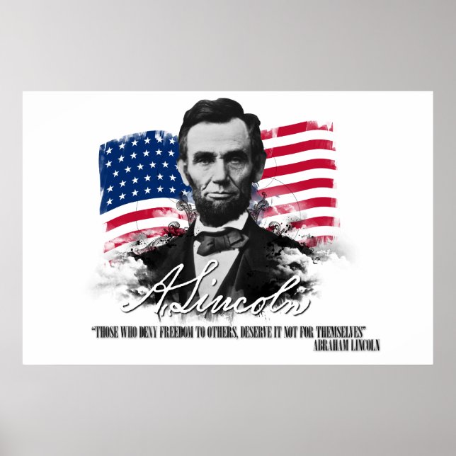 Affiches Abraham Lincoln Ceux Qui Refusent L'Affiche De Lib (Devant)