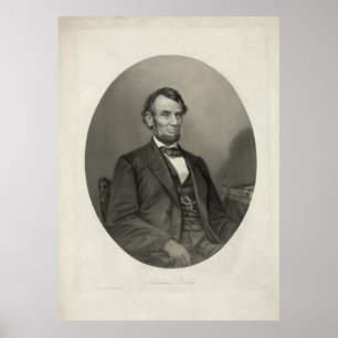 Affiches ABRAHAM LINCOLN Portrait de J.H. Bufford & Sons