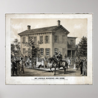 Affiches Abraham Lincoln's Home