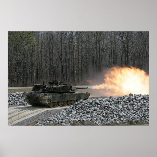 Affiches Abrams M1A1 (Devant)
