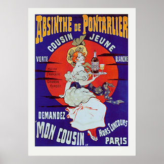 Affiches Absinthe de Pontarlier