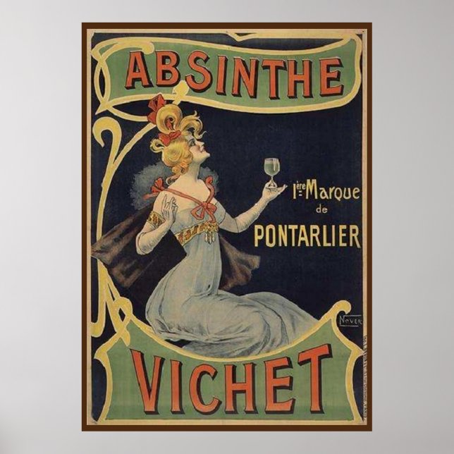 Affiches Absinthe Vichet (Devant)