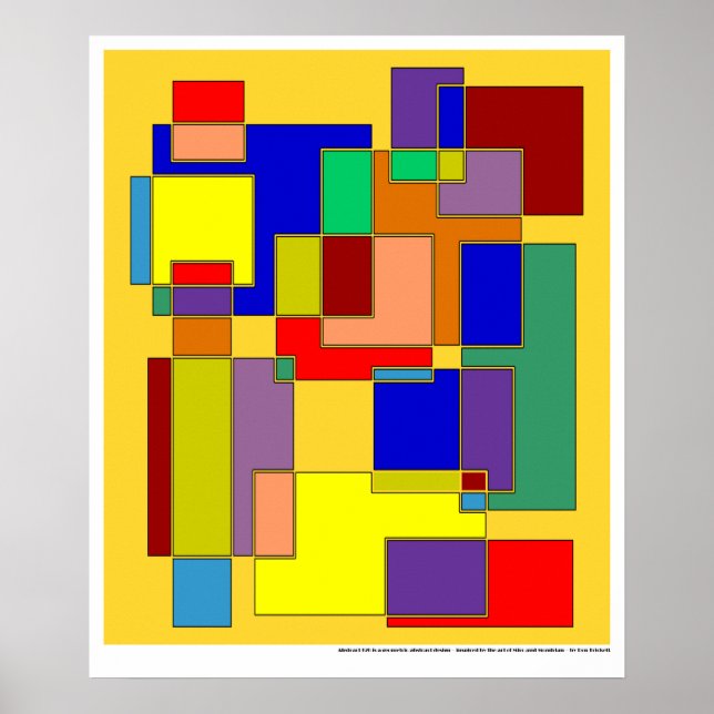 Affiches Abstract #26 (Devant)