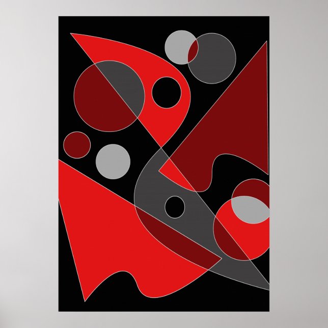 Affiches Abstract #311 (Devant)