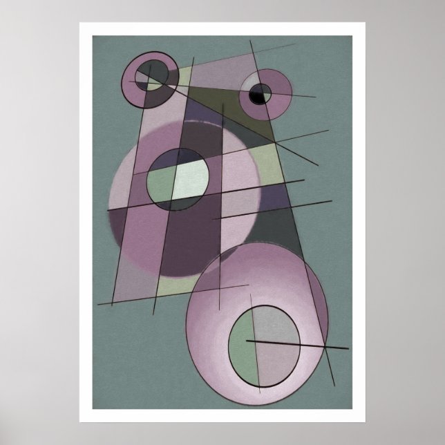 Affiches Abstract #851 (Devant)