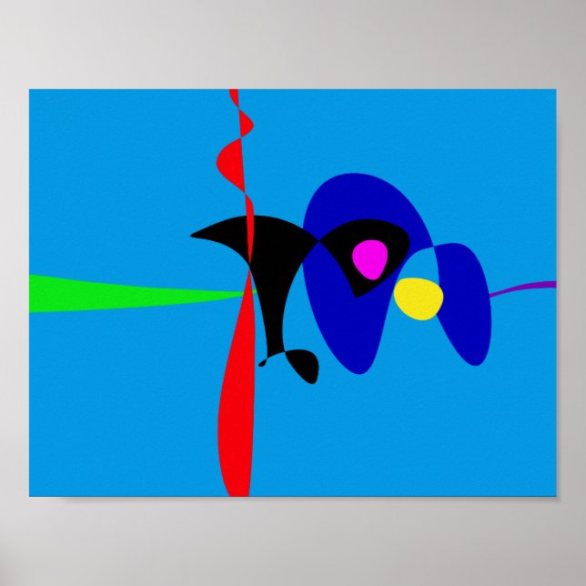 Affiches Abstract Expressionism Simple Digital Art (Devant)