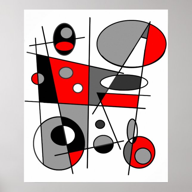 Affiches Abstrait #35 (Devant)