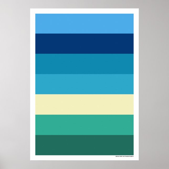 Affiches Abstrait #409 (Devant)