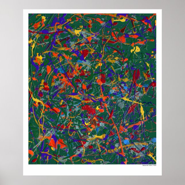 Affiches Abstrait #819 (Devant)