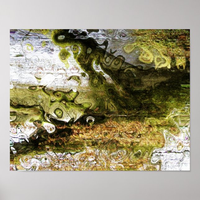 Affiches Abstrait - couleurs Tourbillonnant (Devant)