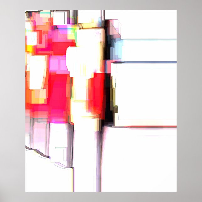 Affiches abstrait numérique "Blink" (Devant)