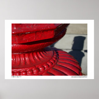 Affiches Abstrait rouge