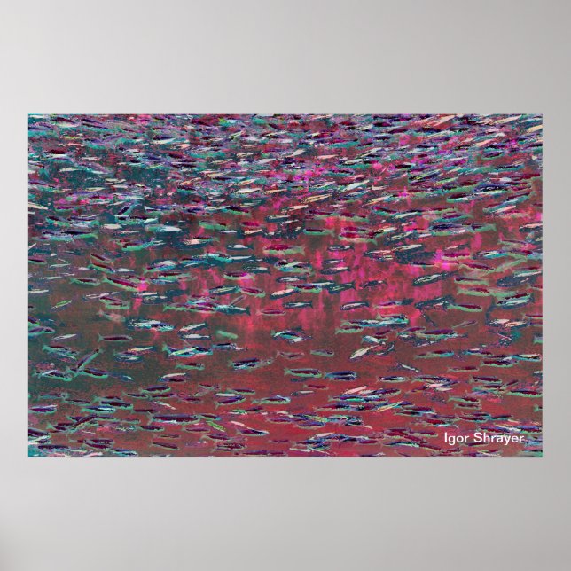 Affiches Abstrait sous-marin - pièce 7 (aquarelle) (Devant)