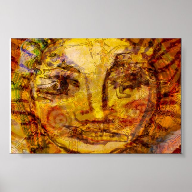 Affiches Abstrait Sun (Devant)