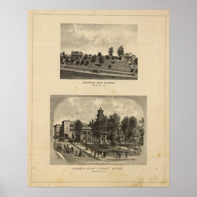 Affiches Académie masculine de Staunton (Devant)