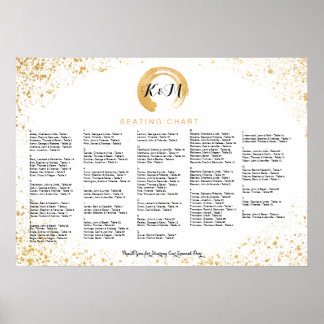 Affiches Accessoires De Réception En Spray De Feuille D'Or