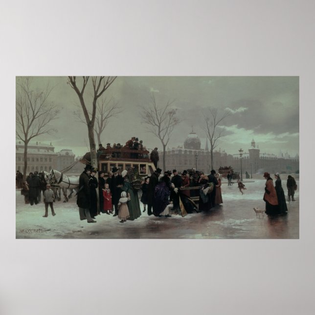 Affiches Accident de bus à Paris (Devant)