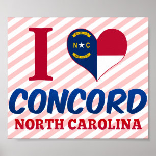 Affiches Accord, la Caroline du Nord