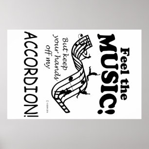 Affiches Accordion Sent La Musique
