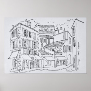 Affiches Achats à Saint-Tropez   Côte d'Azur, France